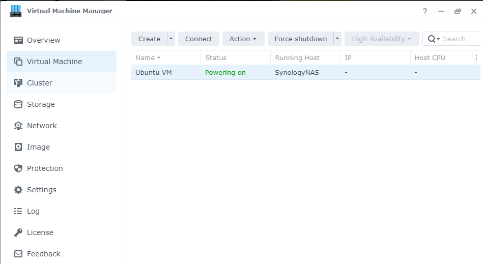 Creating an Ubuntu Server VM on Synology NAS